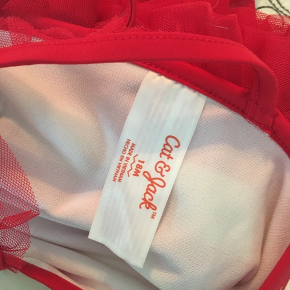 Cat & Jack, Striped Tutu Skirt Swimsuit - Picture 6 of 6